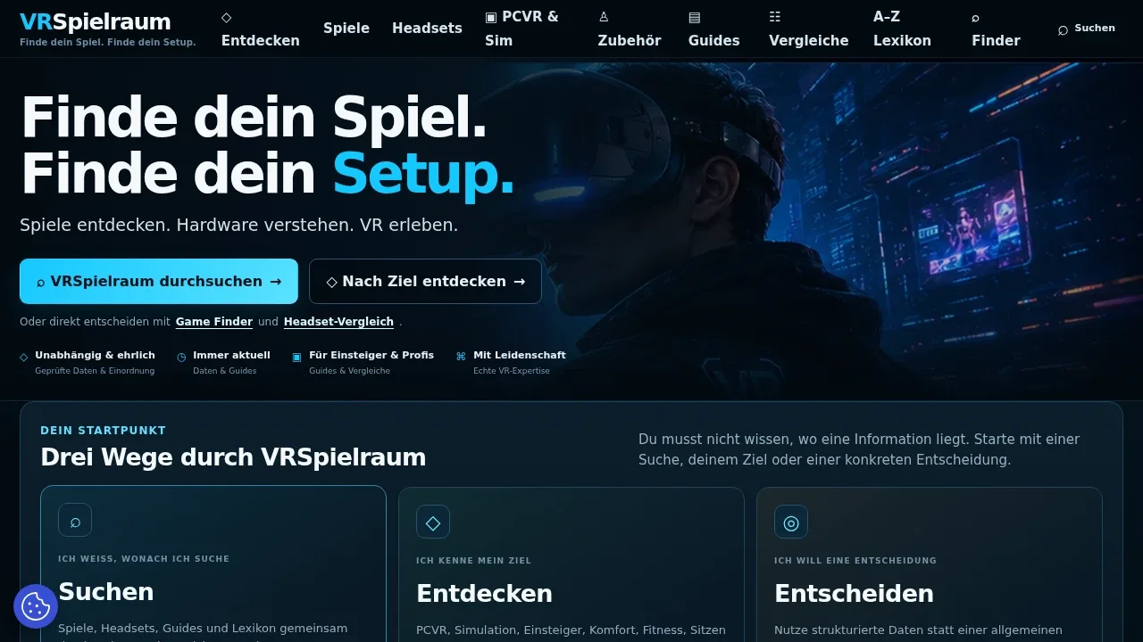 VRSpielraum – Website